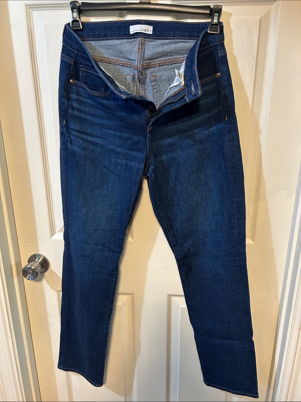 LOFT Dark Indigo Cropped Women's Jeans